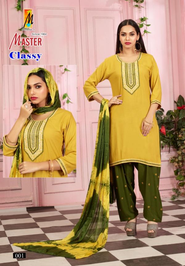 Master Classy Festival Wear Fancy Designer Ready Made Dress Collection